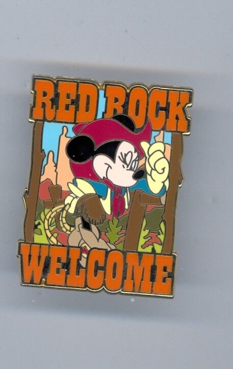 Adventures By Disney American Southwest Cowgirl Minnie Red Rock Welcome Pin