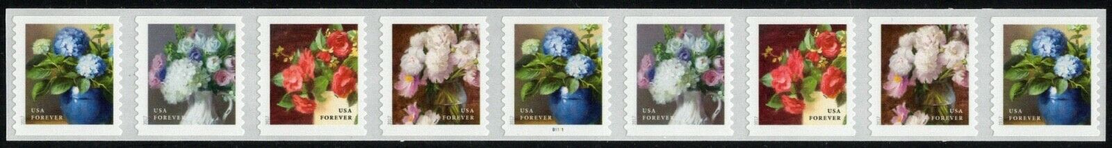 Usa Pnc9 Sc. 5236a (49c) Garden Flowers 2017 Mnh B1111