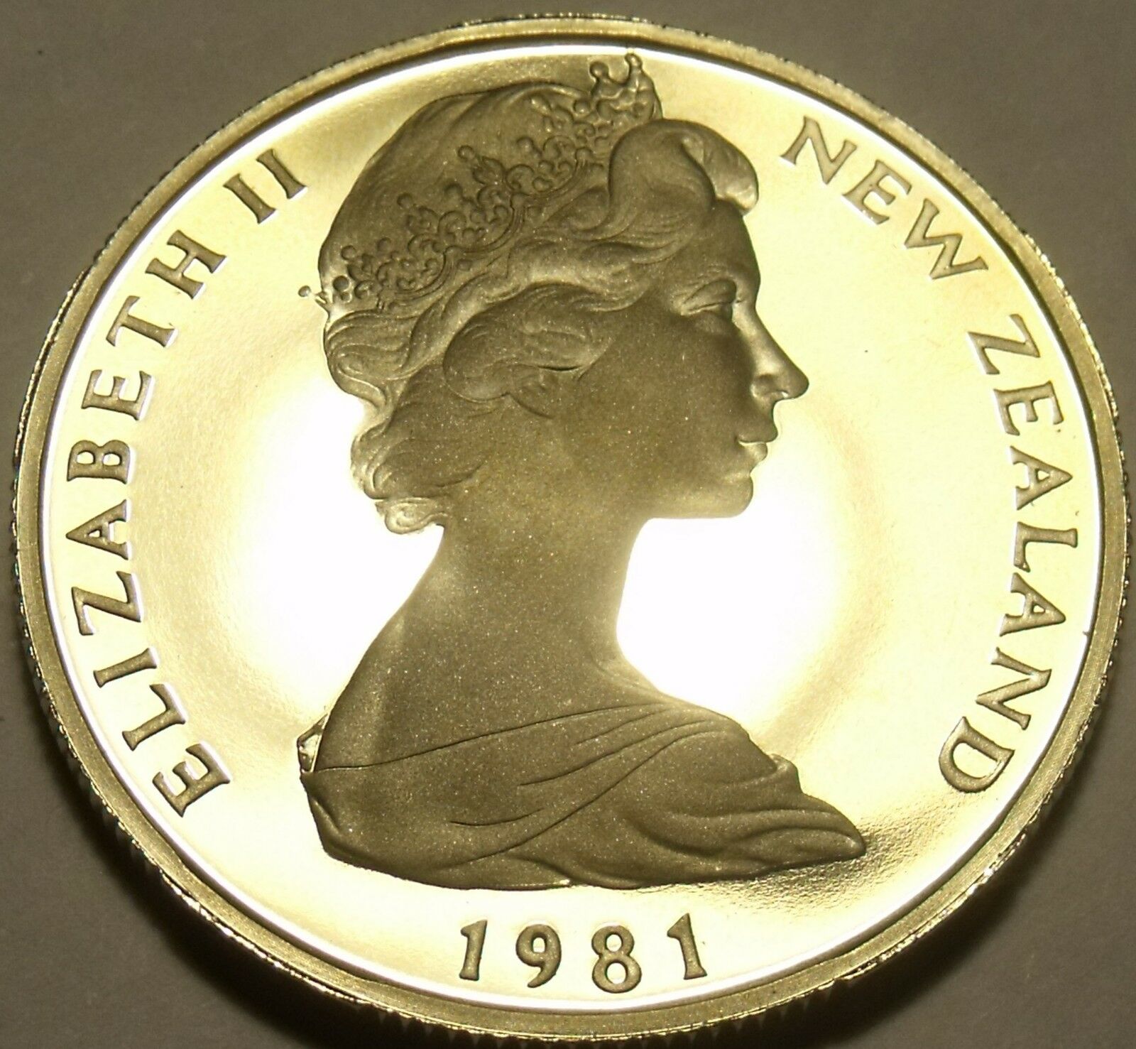 Cameo Proof New Zealand 1981-i 50 Cents~18,000 Minted~proofs R Best~free Ship