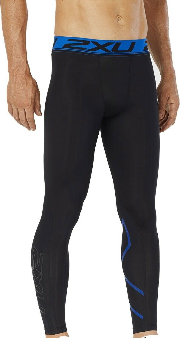 2xu Accelerate Mens Compression Tights Black Gym Sports Training Workout