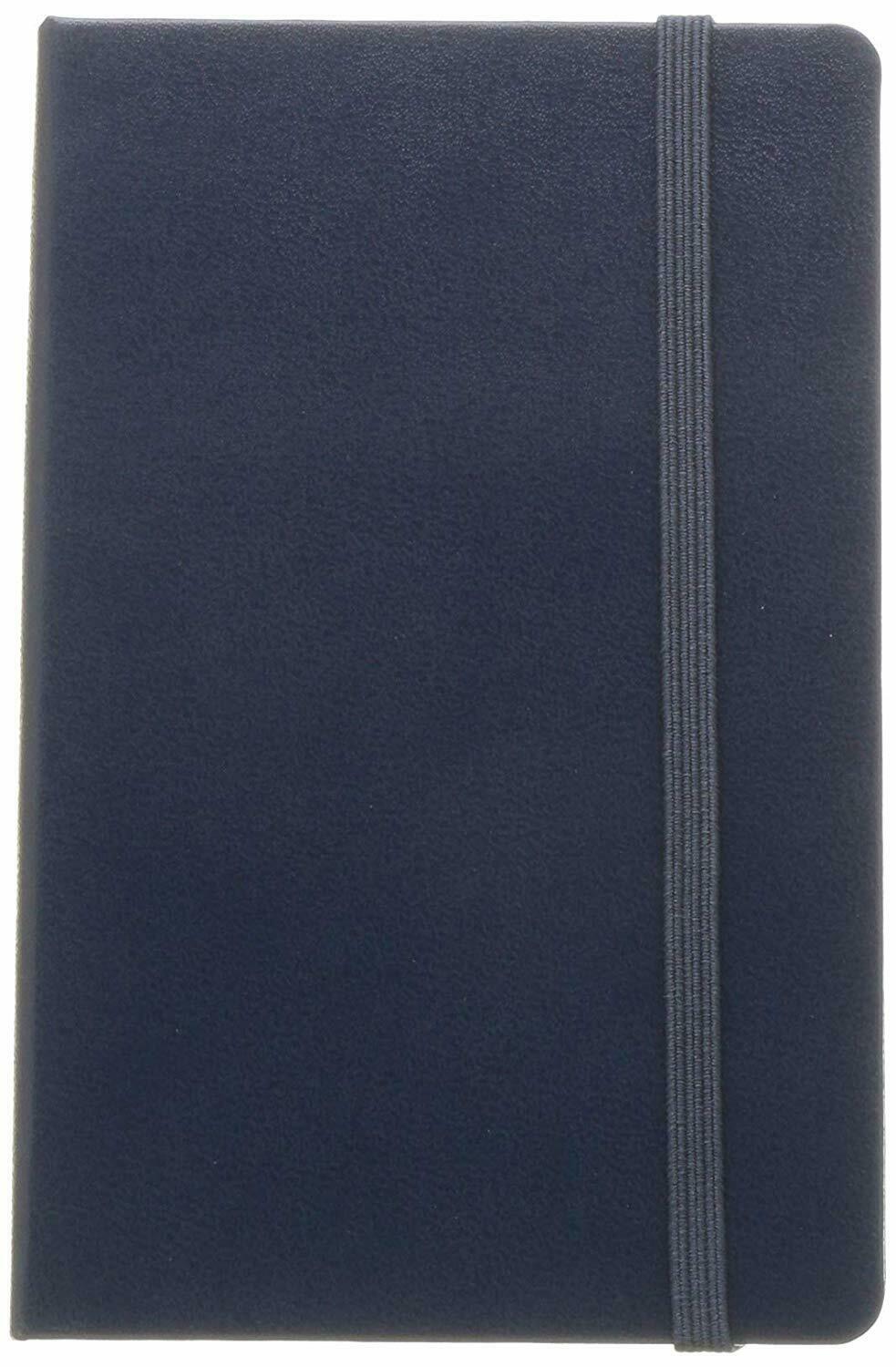 Moleskine Classic Notebook, Hard Cover, Pocket (5" X 8.25") Ruled/lined, Sapphi