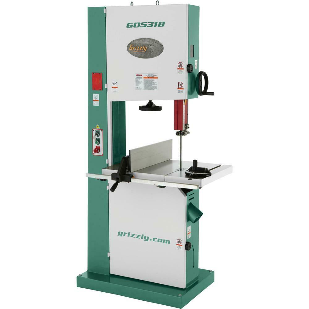 Grizzly G0531b 21" 5 Hp Industrial Bandsaw With Brake