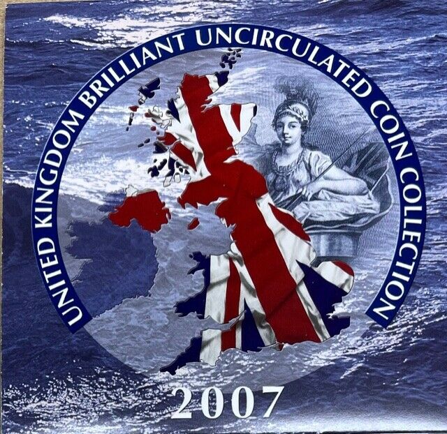 United Kingdom - (9) Coin Brilliant Uncirculated Mint Set - 2007 - Ogp