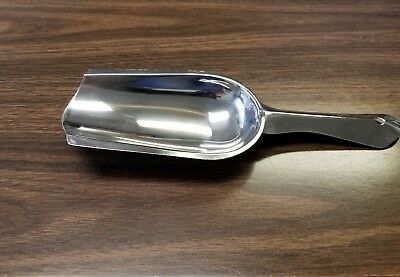Ice Scoop 4 Oz Silver Stainless Steel Bar/restaurant Commercial Grade
