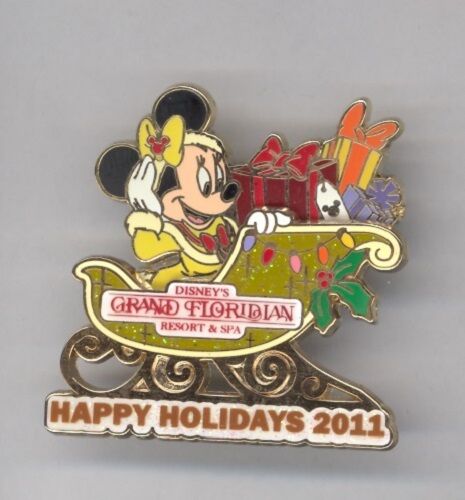 Wdw Disney Grand Floridian Resort & Spa Minnie Mouse Christmas Sleigh Le Pin