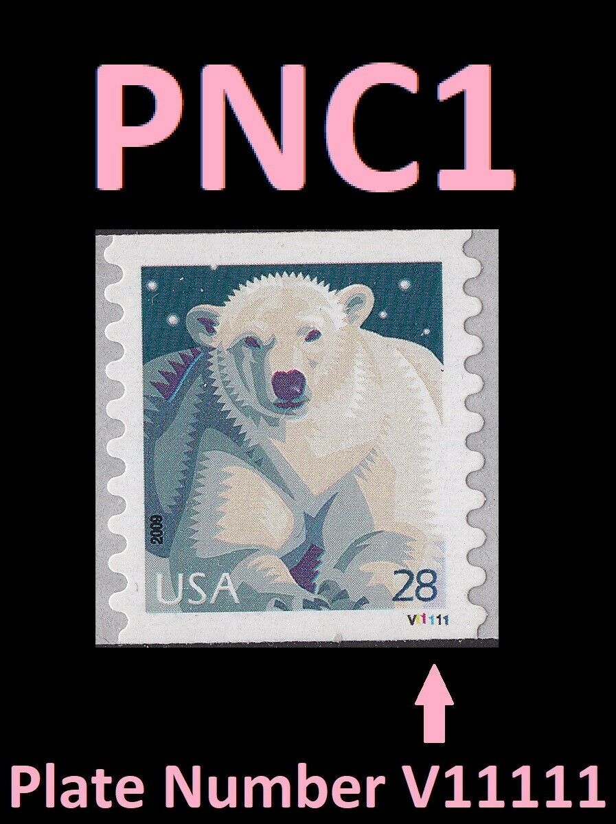 Us 4389 Polar Bear 28c Pnc1 V11111 Mnh 2009