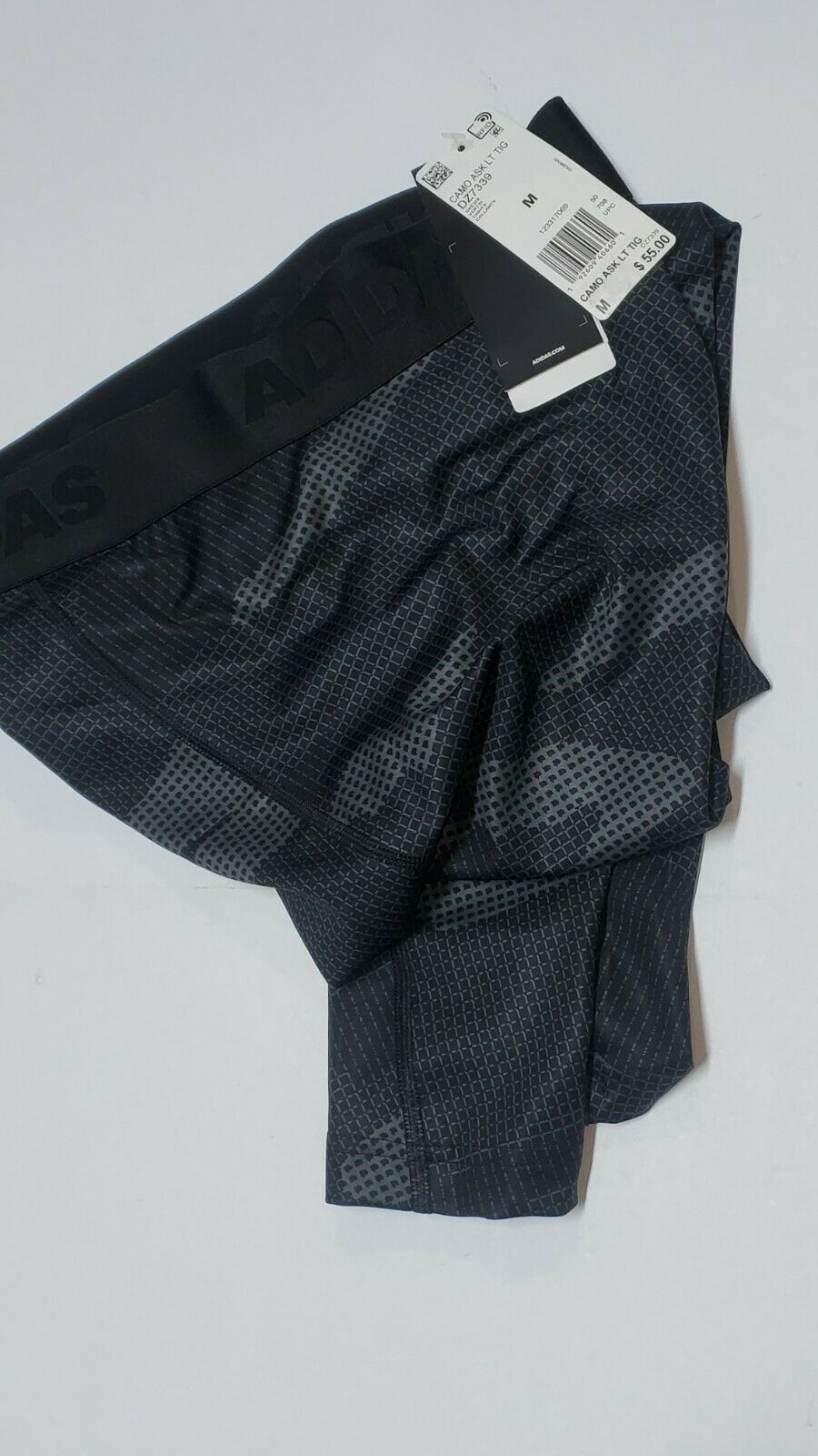 Adidas Black Camouflage Ask Men's Sports Leggings Running Training Camo Lt Tig