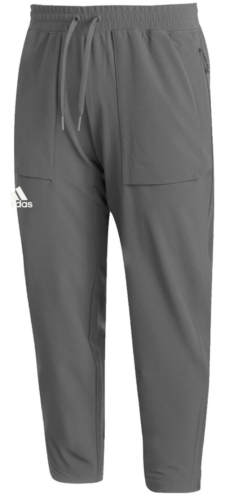 Adidas Men's Team Sideline 21 Woven Slim Leg Training Pants – Grey/white (m)