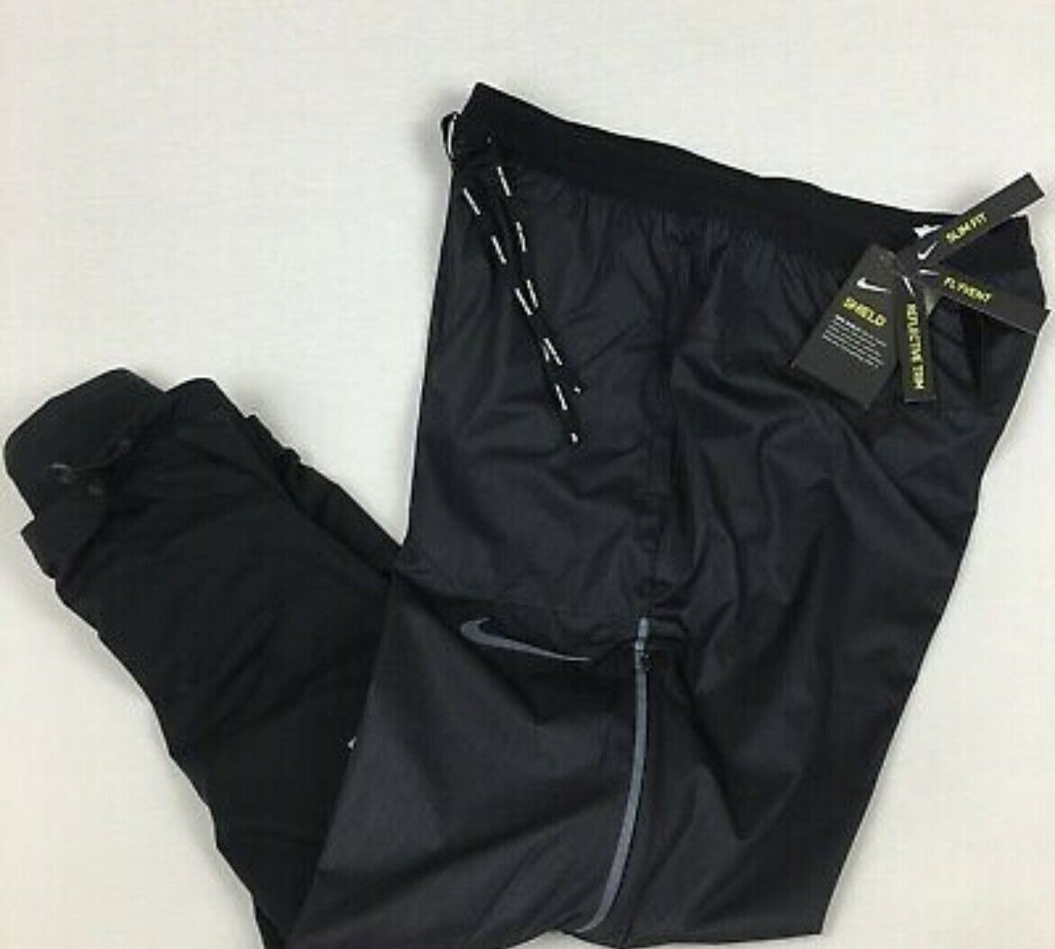 New Nike Swift Shield Running Pants Black Reflective Men’s Sz Xl Cu7857 010 Rare