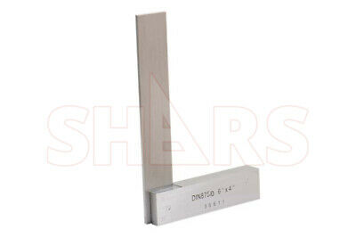 Shars  6 X 4" Single Precision Steel Square With Straight Edges New P}