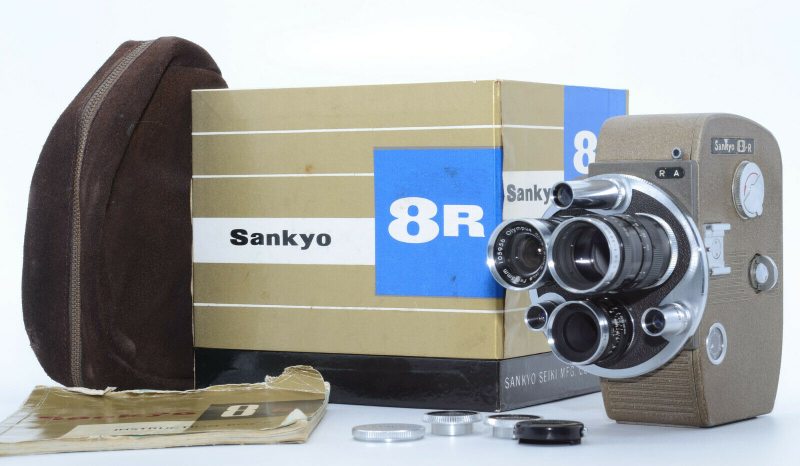【near Mint W/ Box】sankyo 8r Nikon D 38mm 13mm Olympus 6.5mm F1.8 From Japan #231