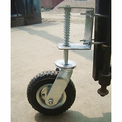 Gate Wheel W/suspension- 210-lb Cap 8in Pneumatic Tire Ct-gw01