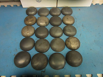Pipe Caps:  Steel, Domed, Weld On Size 4 1/2- Inch Outside Diameter. Lot Of 20